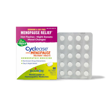 Boiron Cyclease Menopause Tablets for Relief of Hot Flashes, Night Sweats, Irritability, and Mood Swings - 60 Count BoironAu supplements