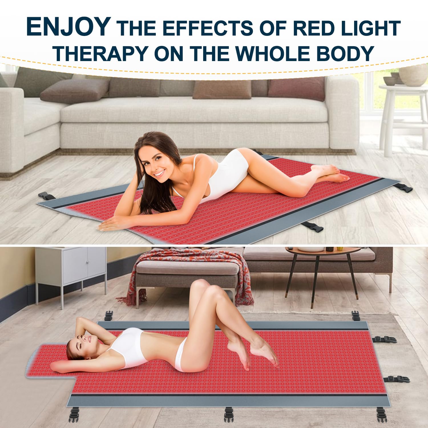 Red Light Therapy for Body - Full Body Red Light Therapy Mat, 71.0x33.33in, 2570Pcs KaoudtAu supplements