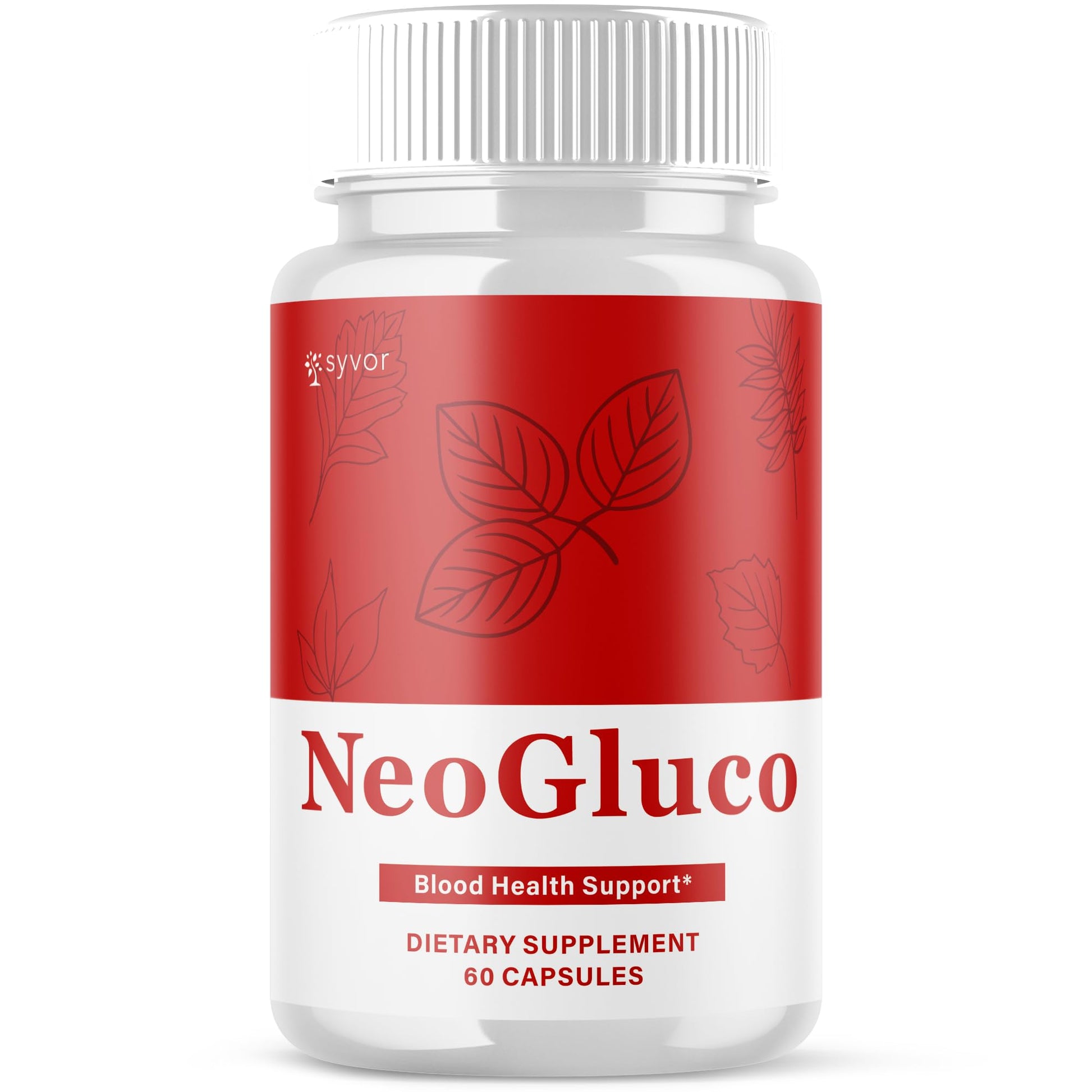 NeoGluco Capsules, Official NeoGluco Glycogen Support Pills with All Natural Ingredients, Advanced Formula Health Supplement with Maximum Strength Premium Vitamins for Women & Men (60 Capsules) SyvorAu supplements