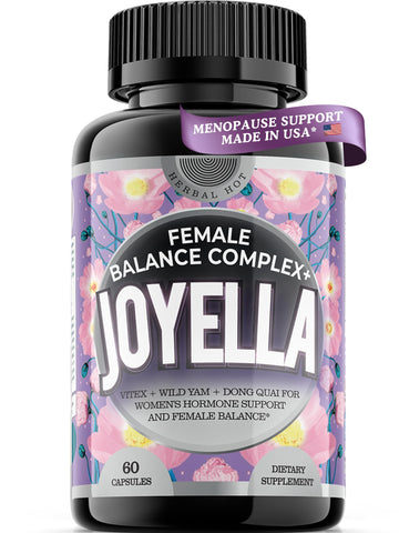 11-in-1 Hormonal Balance, Relief for Menopause Symptoms, Helps Reduce Hot Flashes, Night Sweats, and Mood Swings, Clinically Proven Ingredients, Natural PMS Support, Made in USA, 3rd Party-Tested HERBAL HOTAu supplements