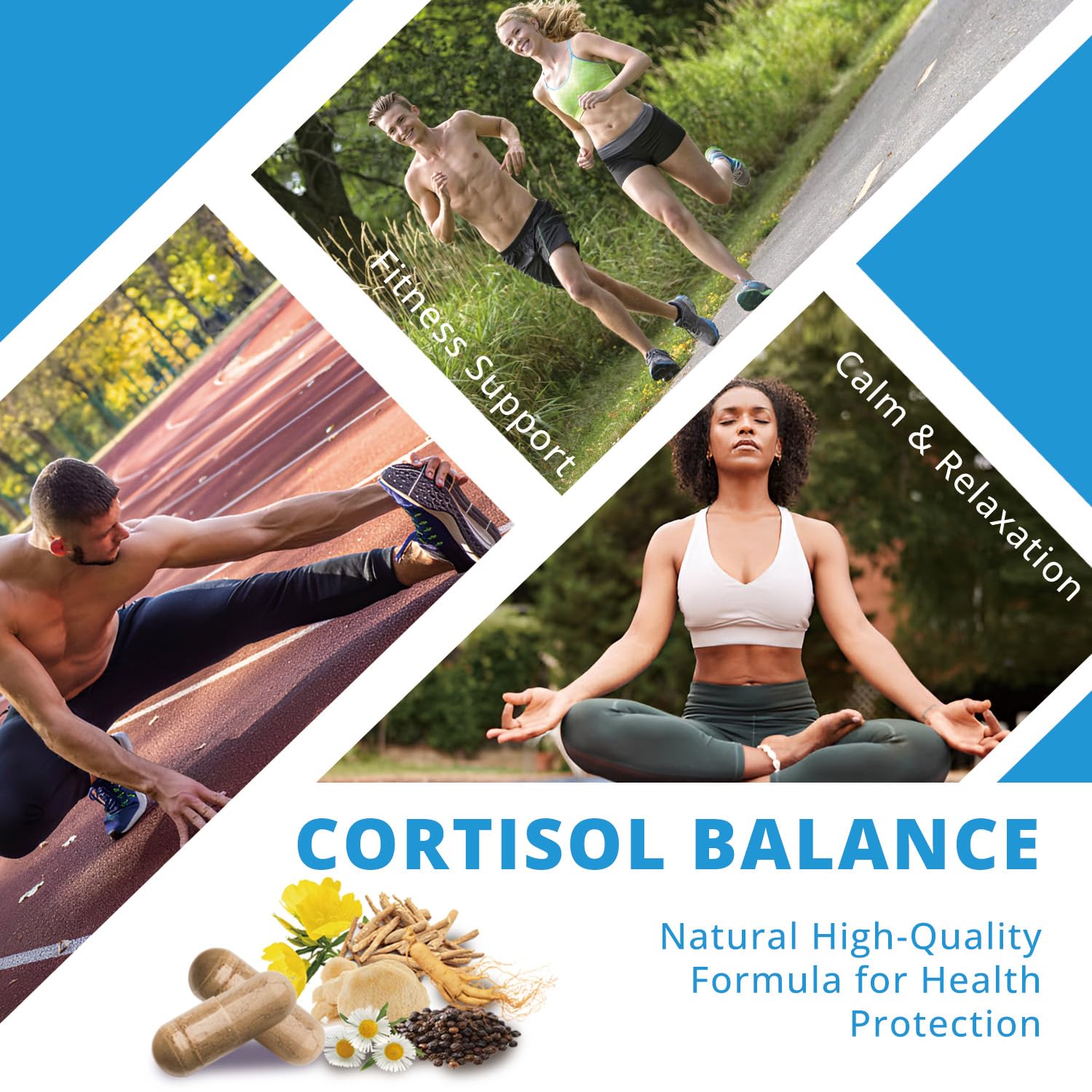 NATUREBULK Cortisol Supplements for Women, 18-in-1 - Premium Blend with Ashwagandha, Rhodiola, Magnesium & L-Theanine - Stress Response Support & Mood Enhancement Formula - 120 Vegetarian Capsules NATUREBULKAu supplements