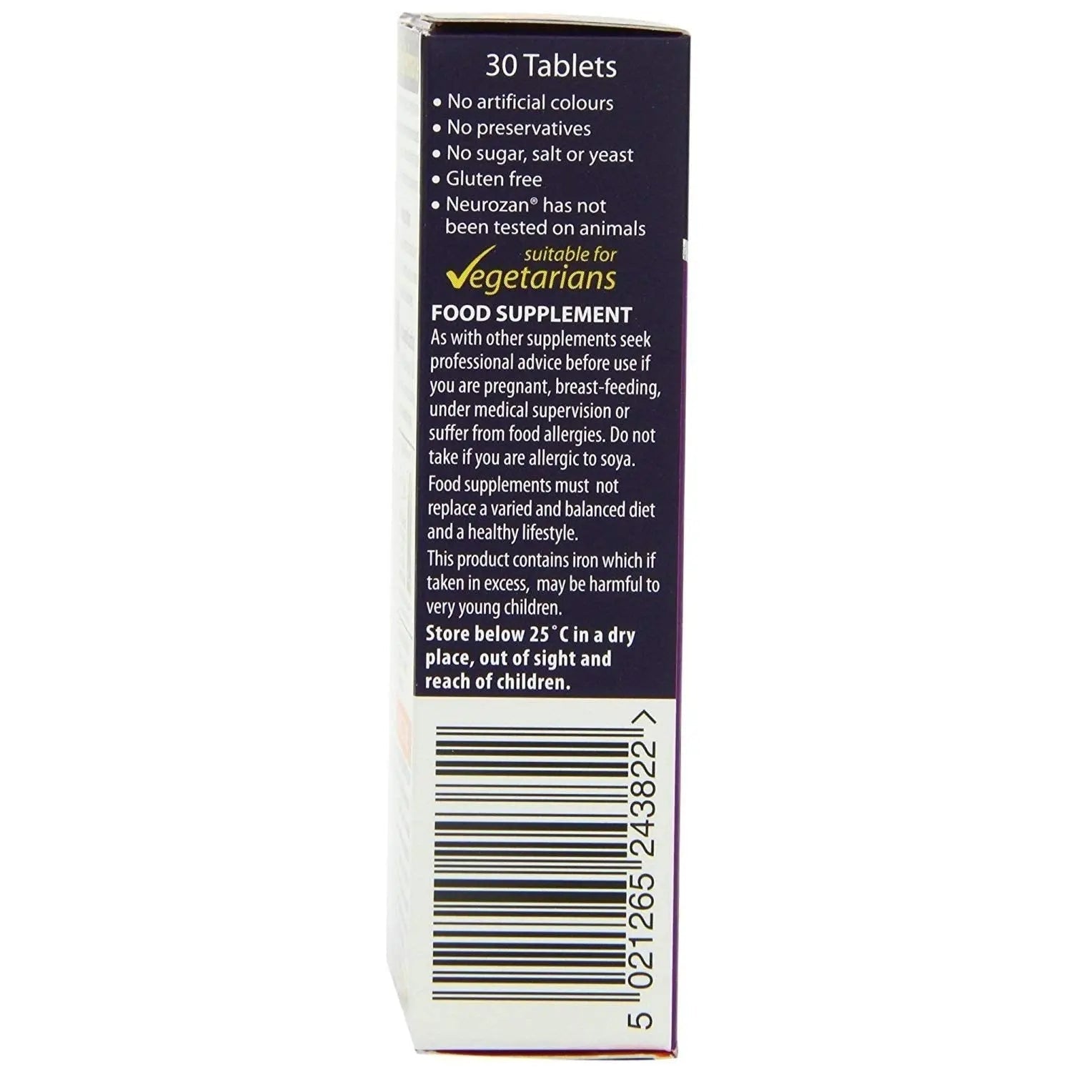 Vitabiotics Neurozan (30 Tablets) X 2 Twin Deal Pack 30Tabs VitabioticsAu supplements