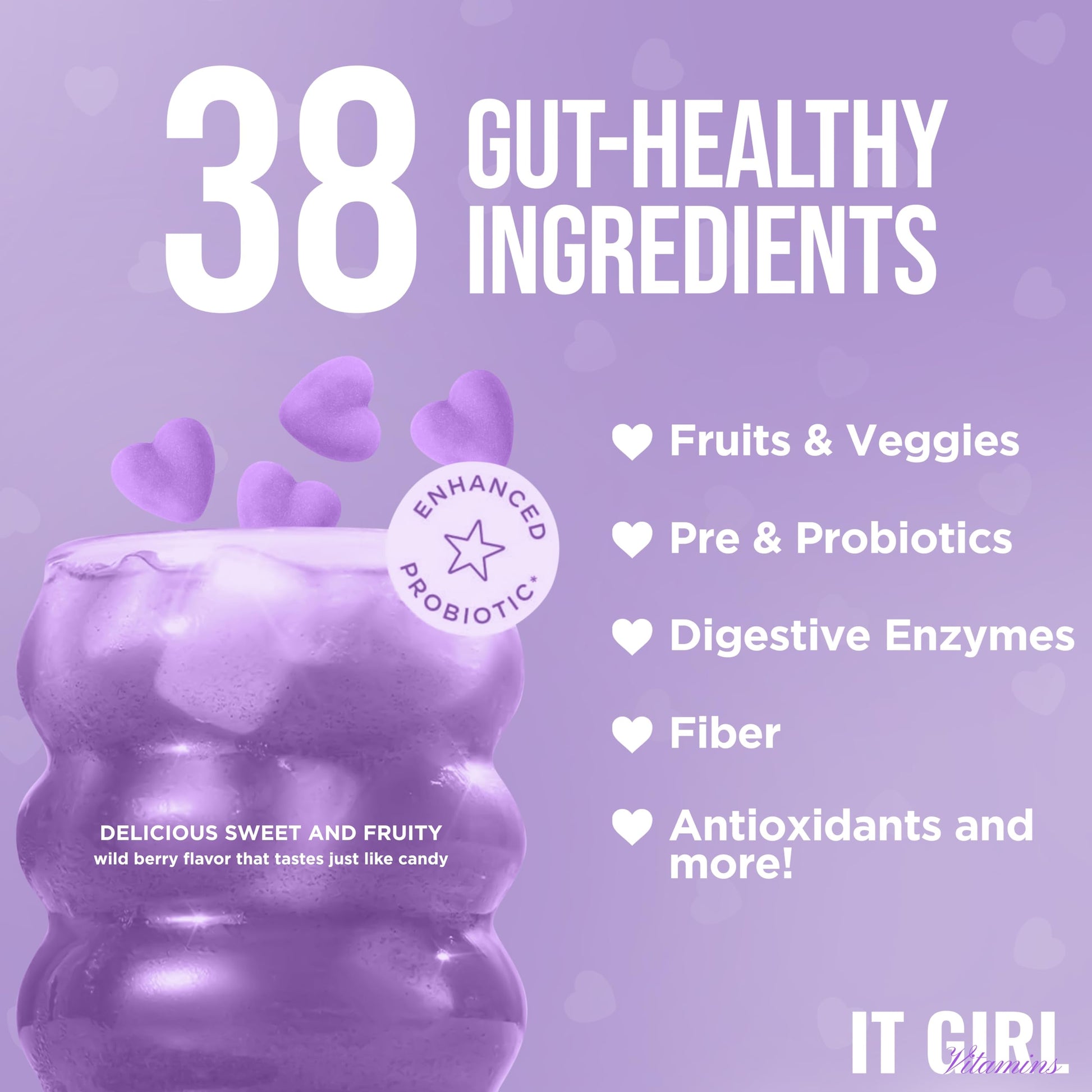 Gut Health Cleanse Detox Gummies for Women & Teens – Probiotics, Prebiotics, Digestive Enzymes & Superfoods Greens Blend – Vegan Daily Digestive Supplement for Bloating Relief, Debloat & Gut Wellness It Girl VitaminsAu supplements