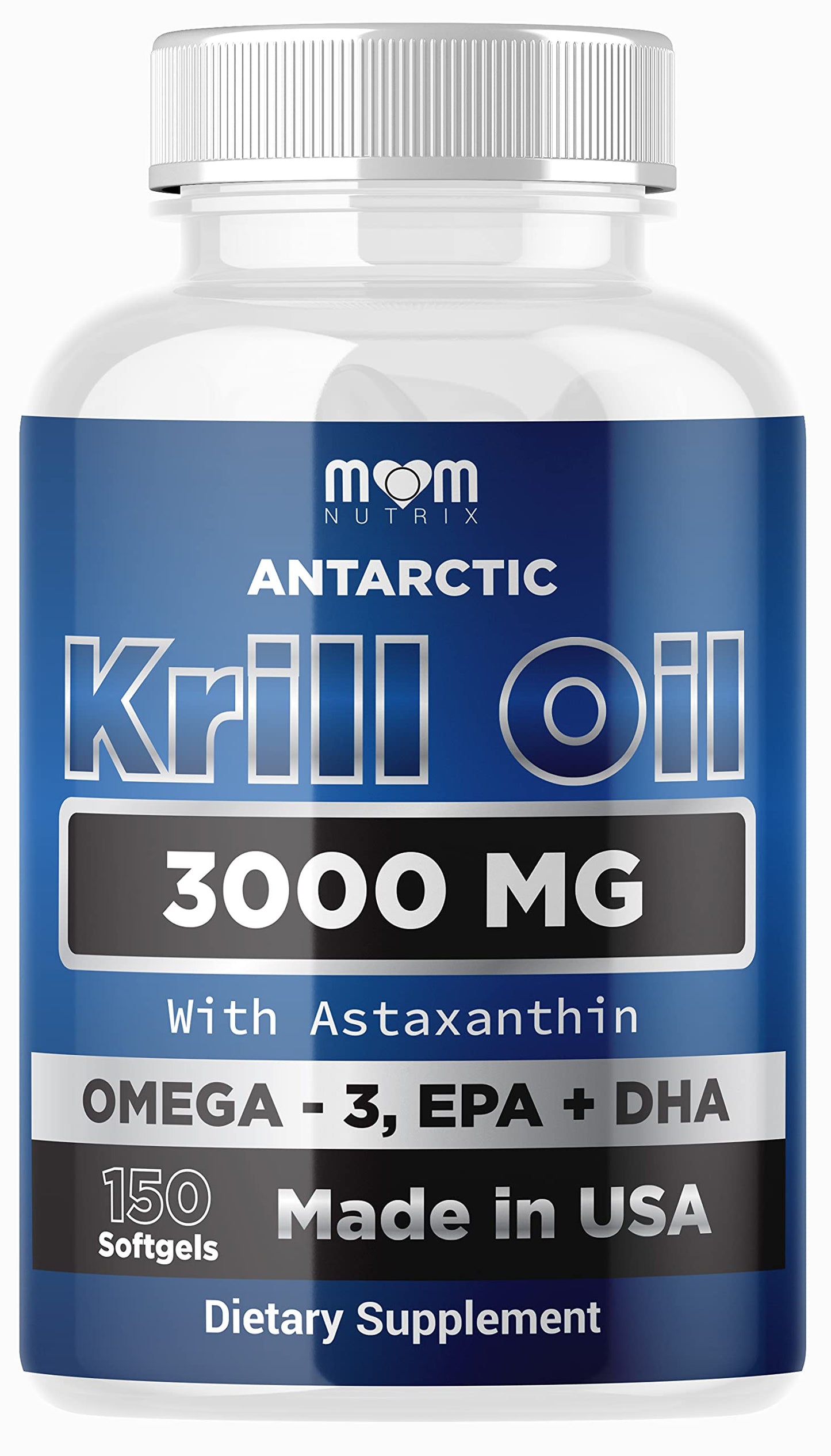 Dr. JOEL'S MOM NUTRIX Antarctic Krill Oil Supplement - 3000 mg Per Serving - 150 Softgel Dr. JOEL'SUS supplements