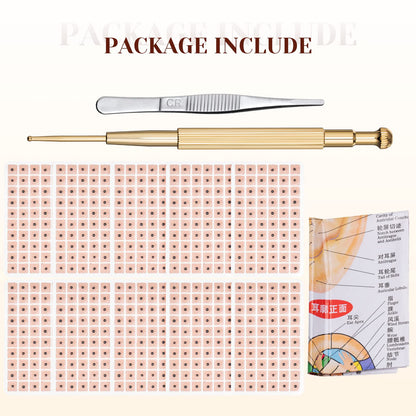 1200 Piece Acupressure Ear Beads Ear Counts Acupuncture Acupressure Tools Disposable HonosonUS supplements