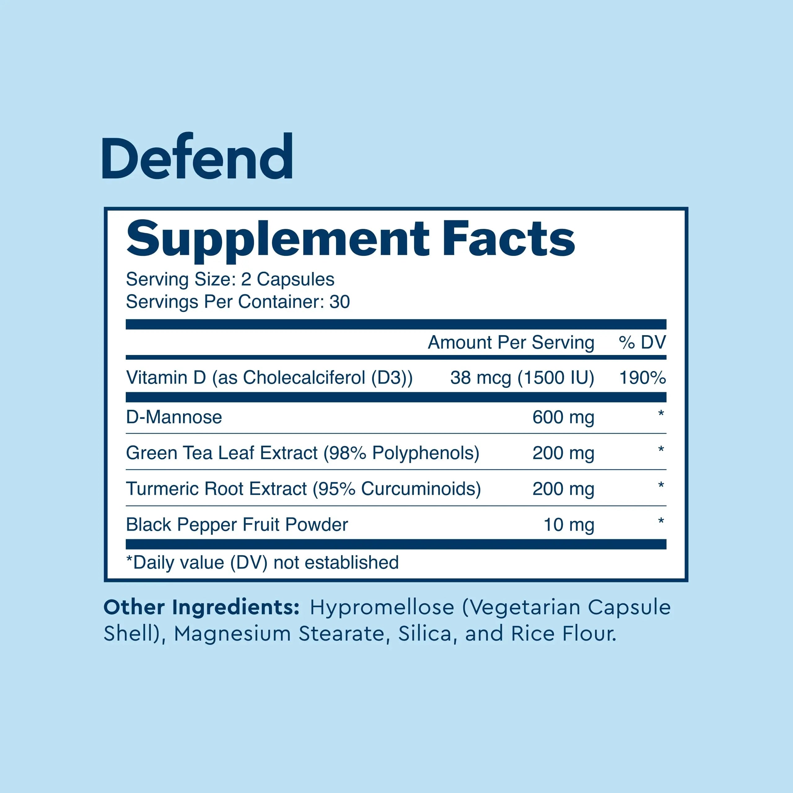 Uqora Flush (Pink Lemonade, 10 Packets) & Defend (60 Capsules) Bundle - Support Urinary Tract* with D-Mannose, Vitamin C & More - Support Bladder Health & Cleanse Biofilm* with D-Mannose & More UqoraAu supplements