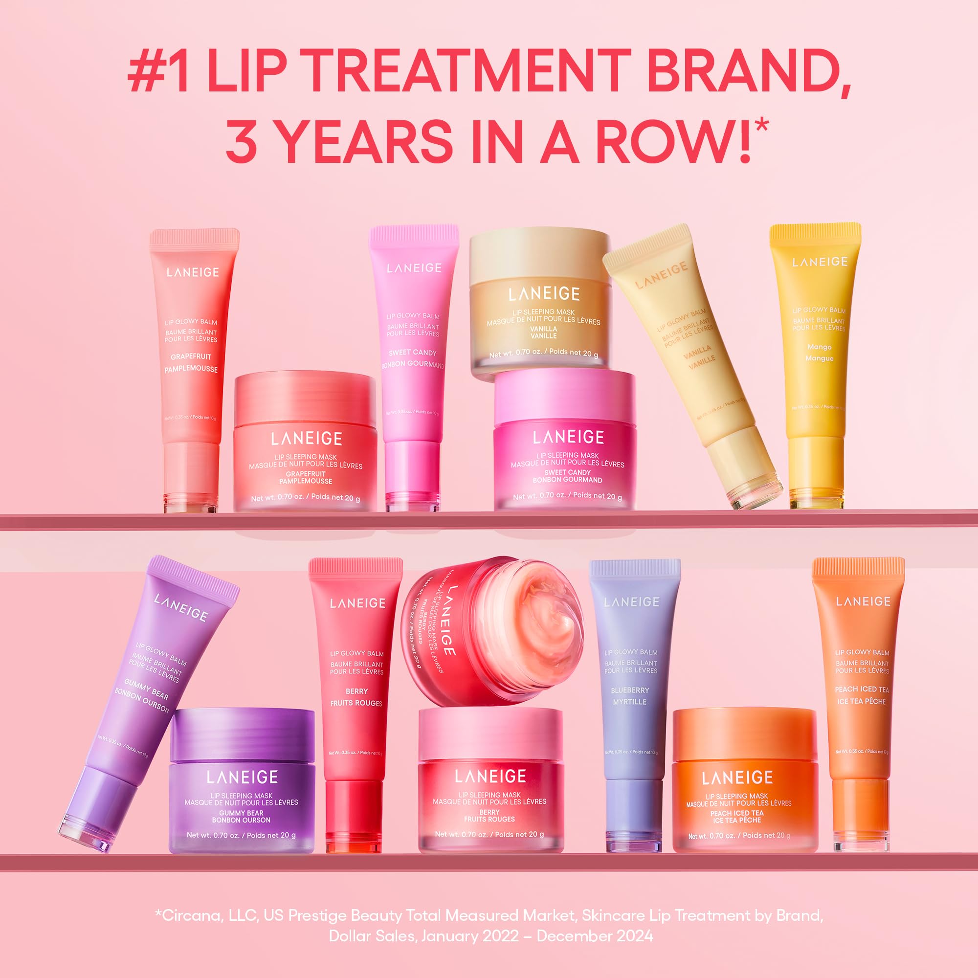 LANEIGE Lip Glowy Balm, Grapefruit: Sheer Tinted Lip Moisturizer with Shea Butter, for Hydrating Shine & Soft Lips LANEIGEAu supplements