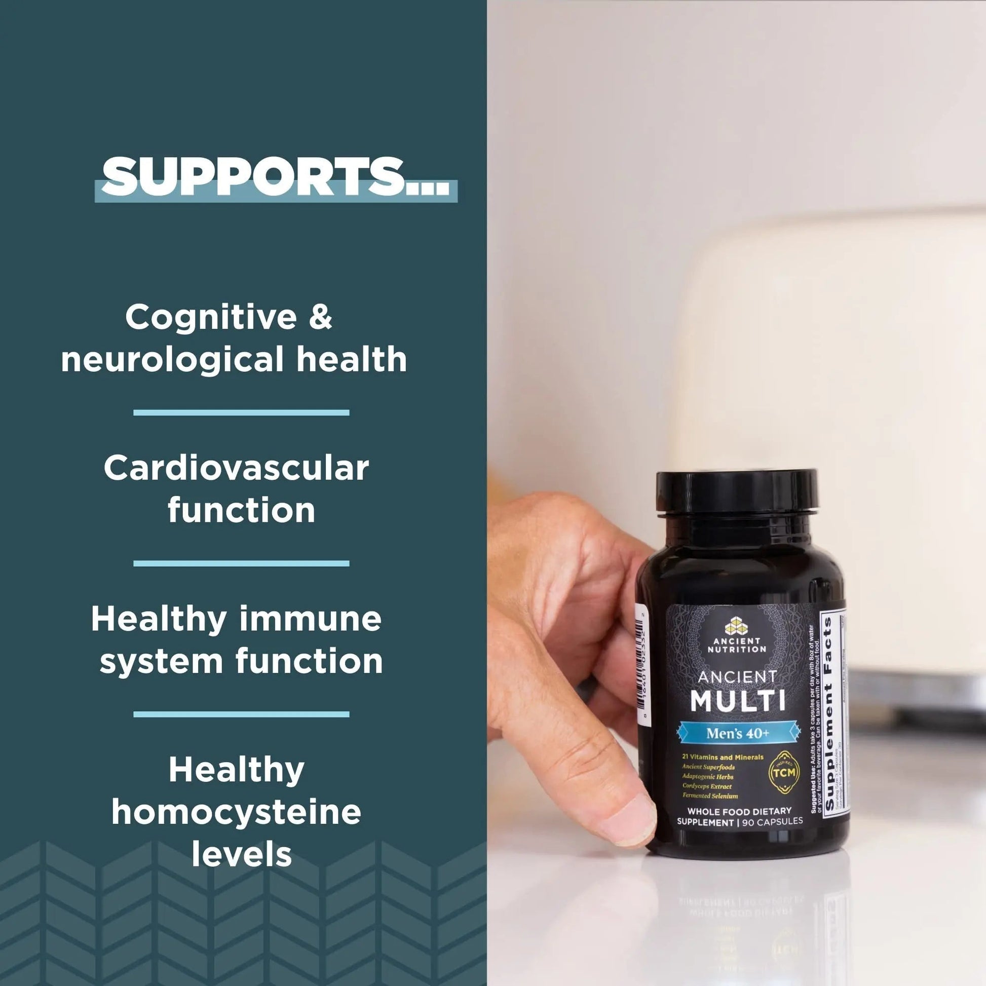 Ancient Nutrition Multivitamins for Men and Women, Age 40+ (90 Count) Ancient NutritionAu supplements