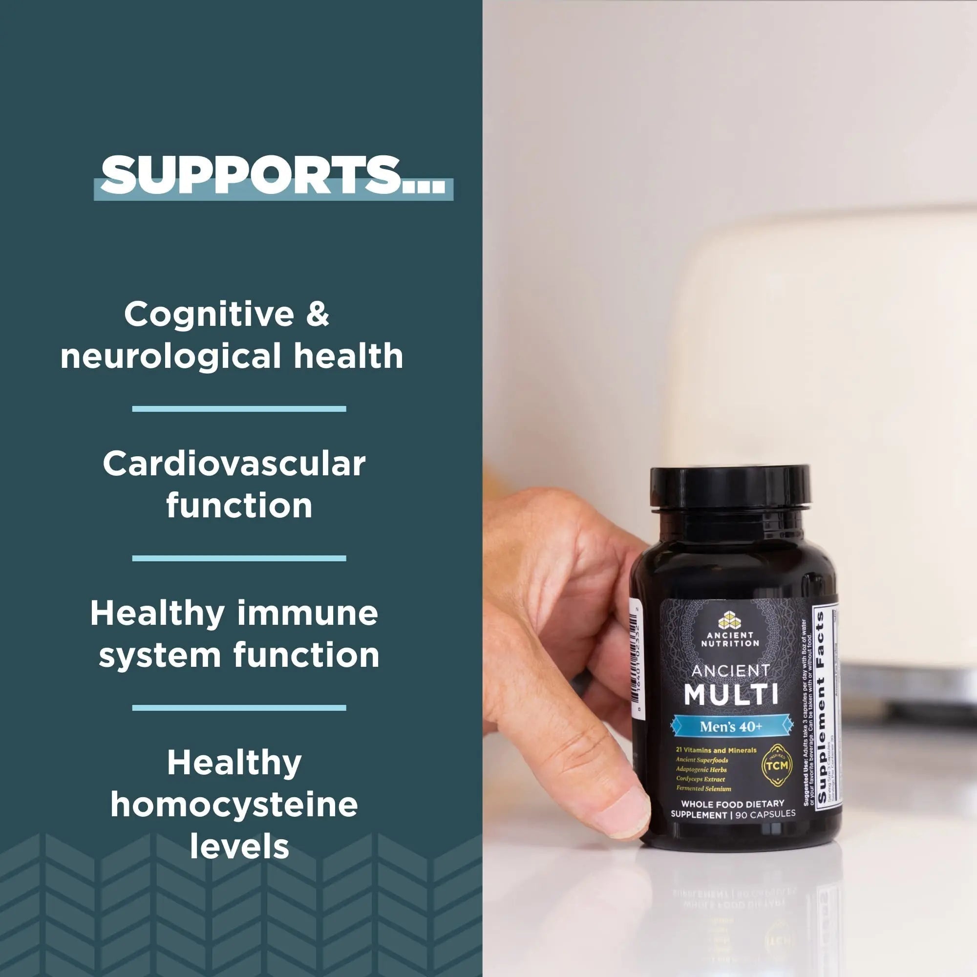 Ancient Nutrition Multivitamins for Men and Women, Age 40+ (90 Count) Ancient NutritionAu supplements