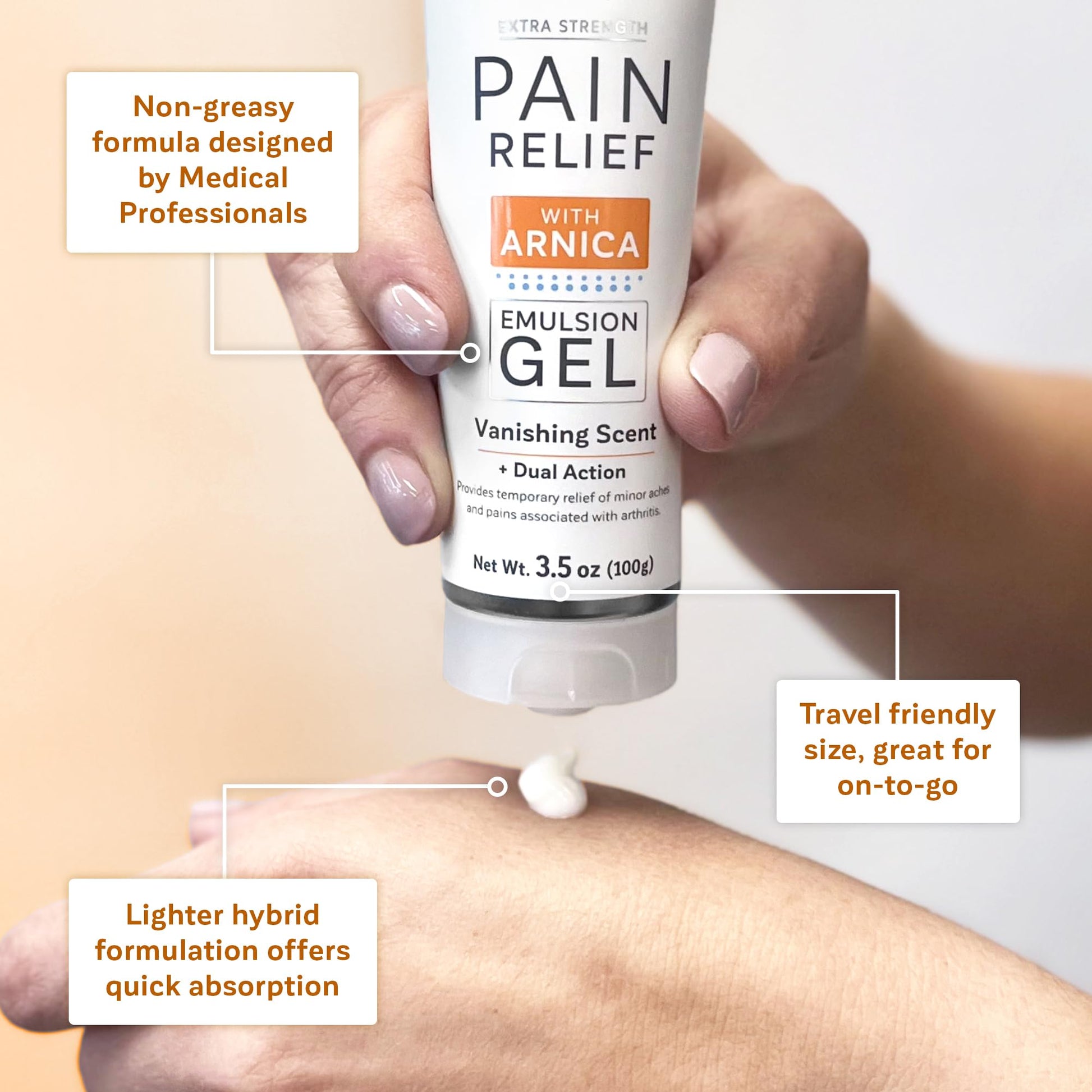 Kalaya Extra Strength Pain Relief Gel with Arnica -Fast Acting, Long Lasting, Vanishing Scent, medically formulated for Arthritis, Joints, Muscle, Back, Neck, Shoulder, Hand and Knee Pain Kalaya NaturalsAu supplements