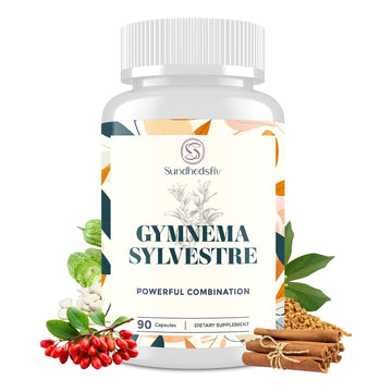 Sundhedsliv 16 in 1 Blxxd Sugr Effective Gymnema Sylvestre Supplement 2100MG | with Berberine, Cinnamon, Bitter Melon | Vitamins, Magnesium & Chromium | 90 Vegan Capsules SundhedslivAu supplements