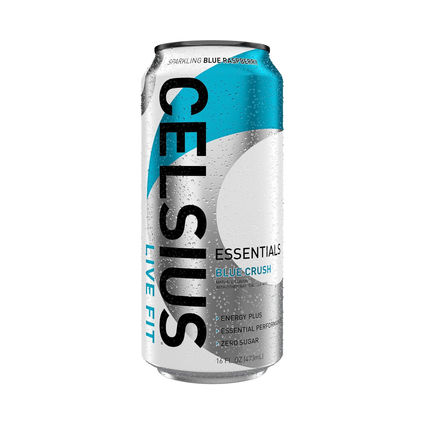 CELSIUS ESSENTIALS, Sparkling Blue Crush, Performance Energy Drink 16 Fl Oz (Pack of 12) CELSIUSUS supplements