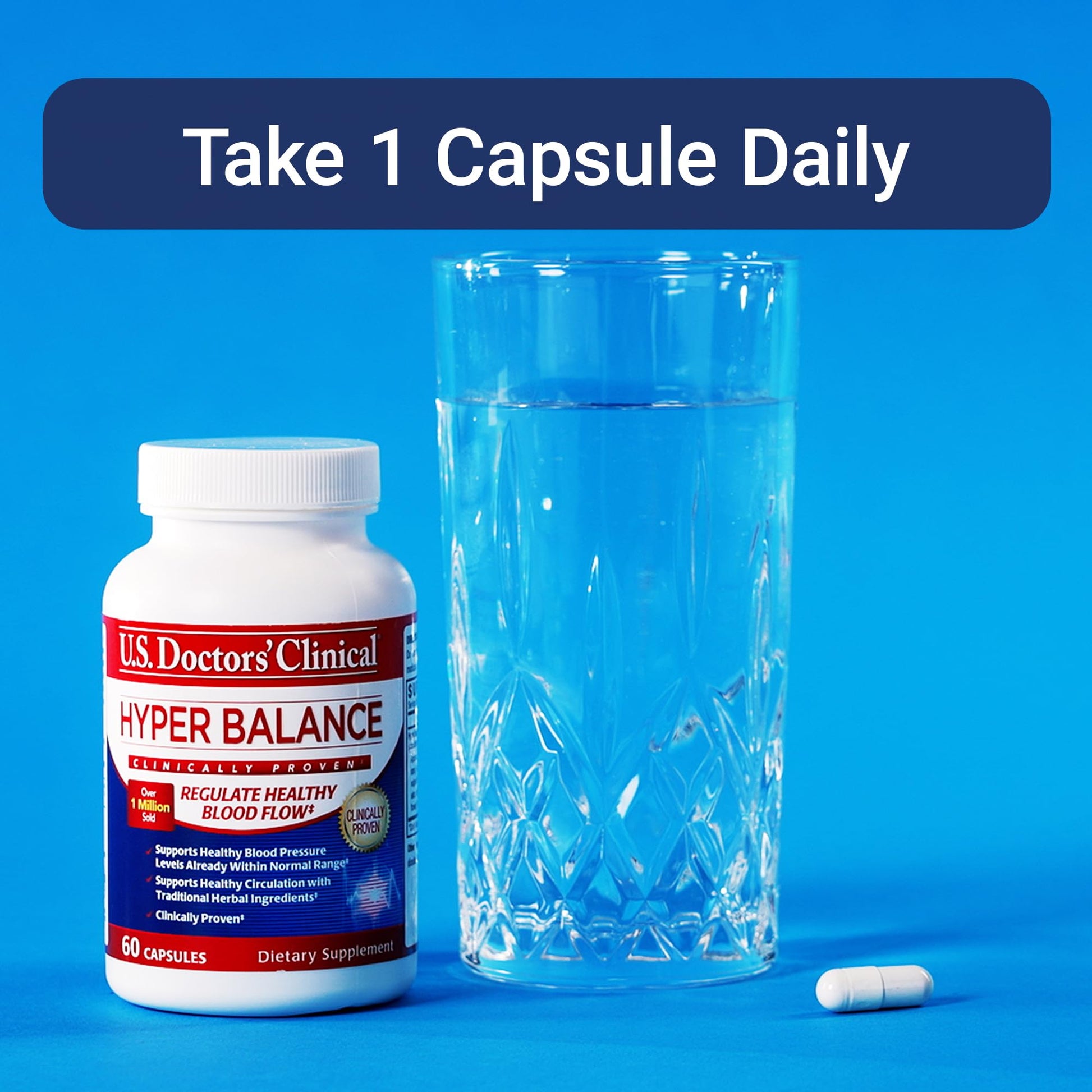 U.S. Doctors’ Clinical HyperBalance Herbal Support for Liver with Eucommia Bark, Senna, Wild Chrysanthemum to Promote Regulation (1 Month Supply – 60 Capsules) U.S.DOCTORS'CLINICALAu supplements