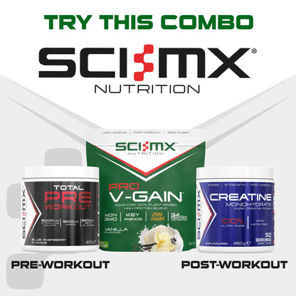 SCI-MX Pro-V Gain - 100% Vegan Vanilla Flavour Soy Protein Powder Isolate + B12 + Magnesium SCI-MXUS supplements