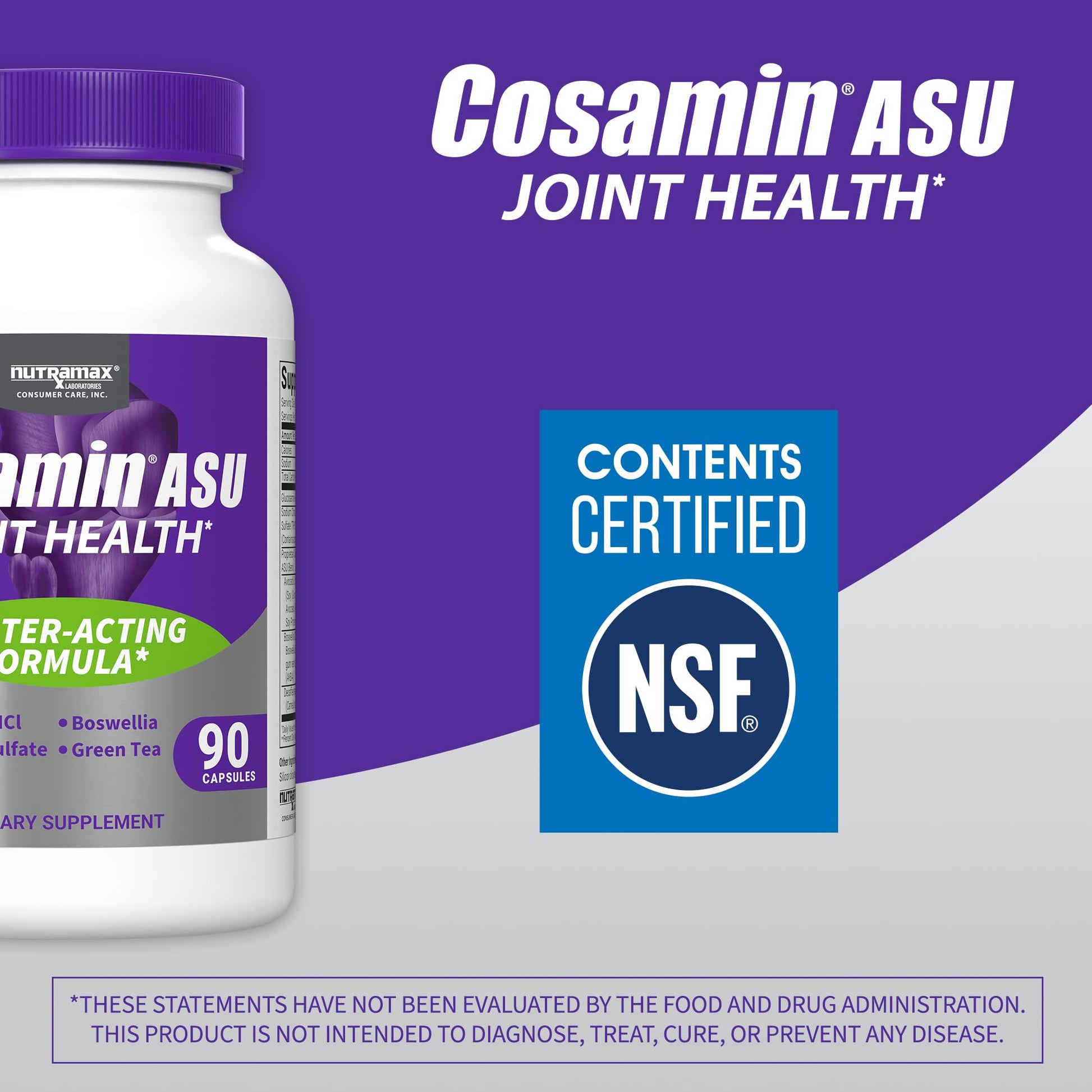 Nutramax Laboratories Cosamin® ASU Joint Health Supplement with Glucosamine, Chondroitin & ASU for Adult Men & Women, Joint Supplement, 230 Capsules Nutramax LaboratoriesAu supplements
