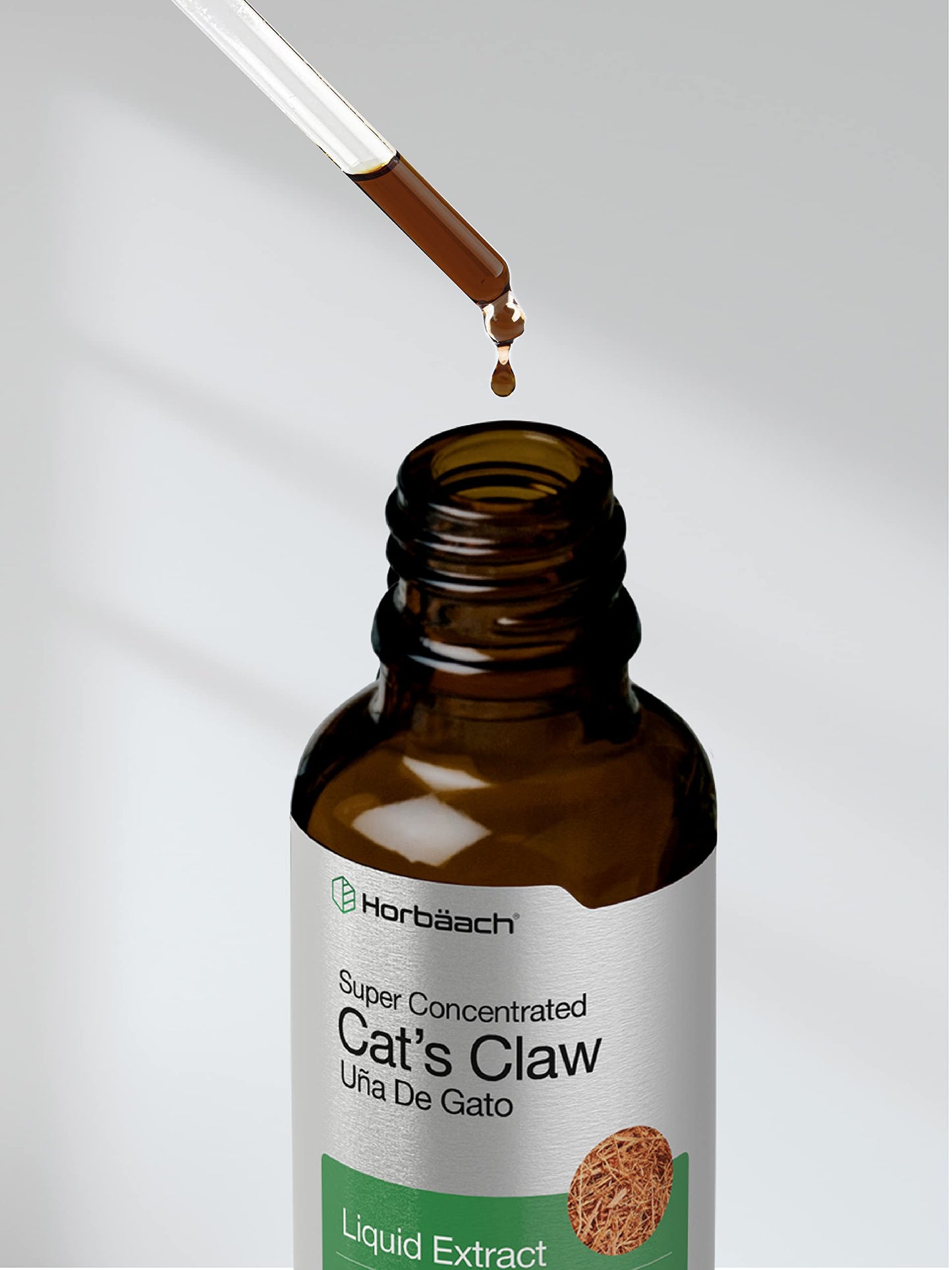 Cats Claw Herb Extract Tincture | 2 Fl Oz | Alcohol Free | Vegetarian, Non-GMO, Gluten HorbäachUS supplements