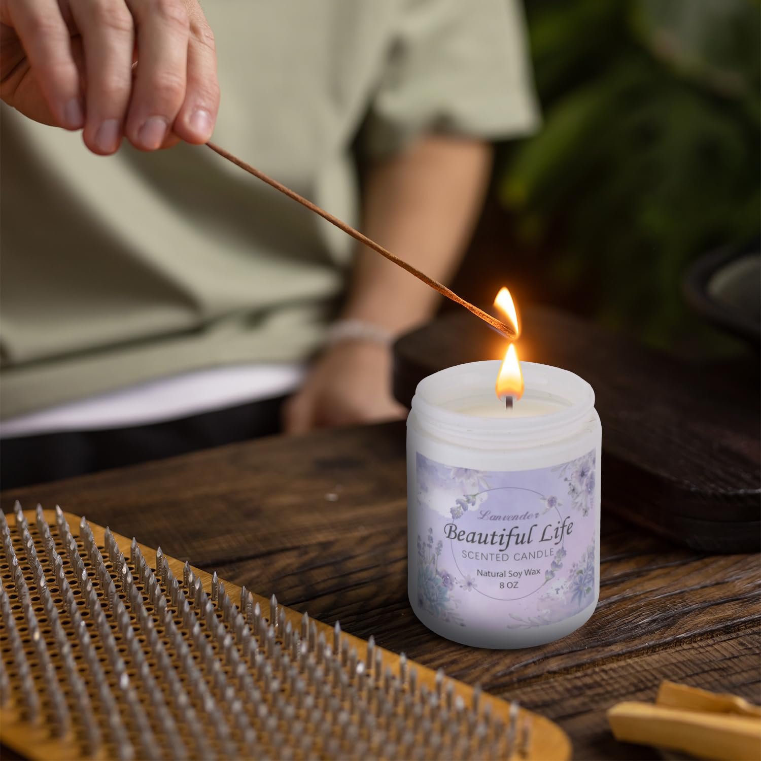 AMIDONSO Lavender Candles for Home Scented,8 oz Aromatherapy Candles Gift,45 Hour Long AMIDONSOAu supplements