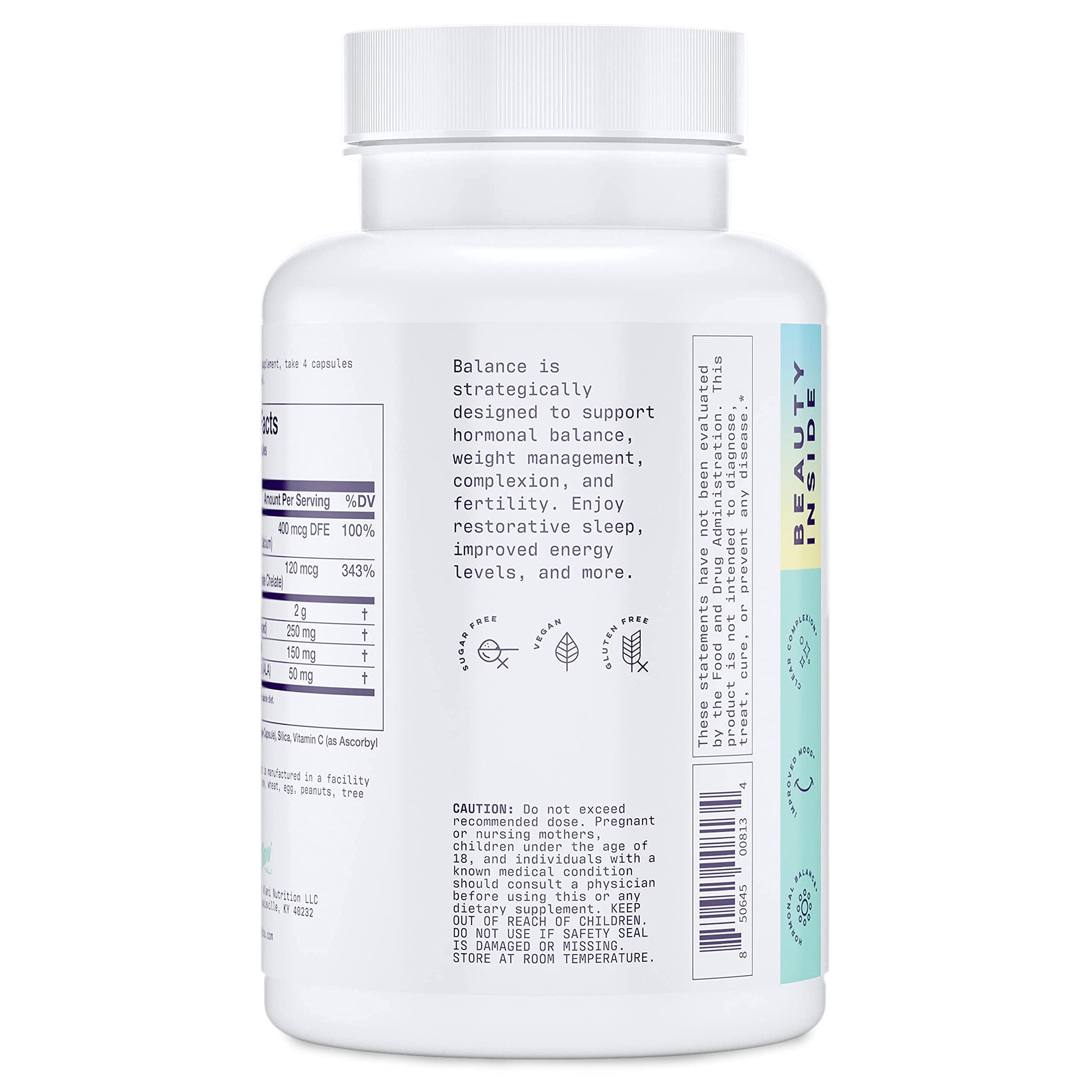 Alani Nu Hormonal Balance, Weight Management Support, Skin Complexion Support, 120 Capsules Alani NuAu supplements