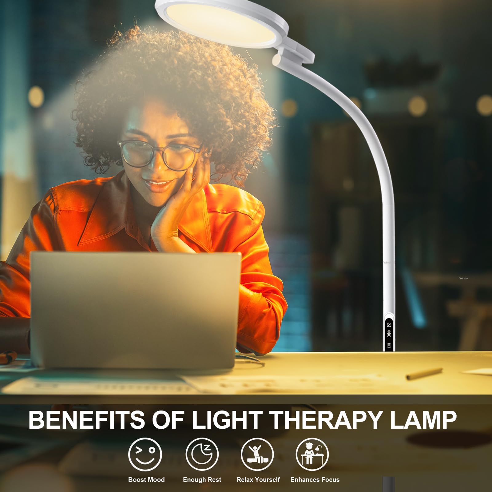 Sunlamlux Light Therapy Lamp, UV-Free Sun Light Therapy Lamp, 10000 Lux Floor Lamp SunlamluxAu supplements