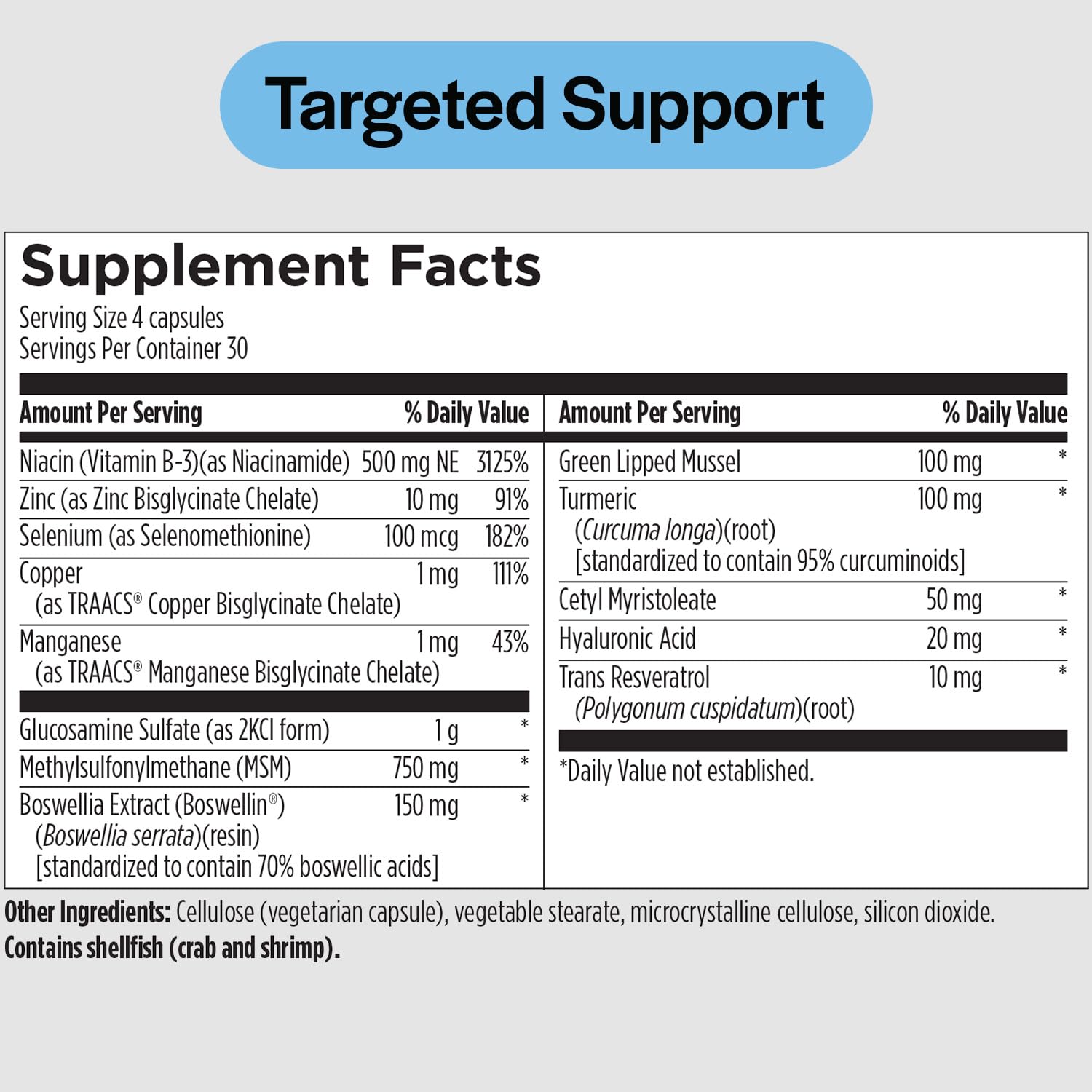 PureFormulas Joint Care + - Premium Joint Support Supplement with Hyaluronic Acid, Glucosamine, MSM, Green Lipped Mussel, Turmeric & More - Non-GMO Formula for Adults (120 Capsules) PureFormulasAu supplements
