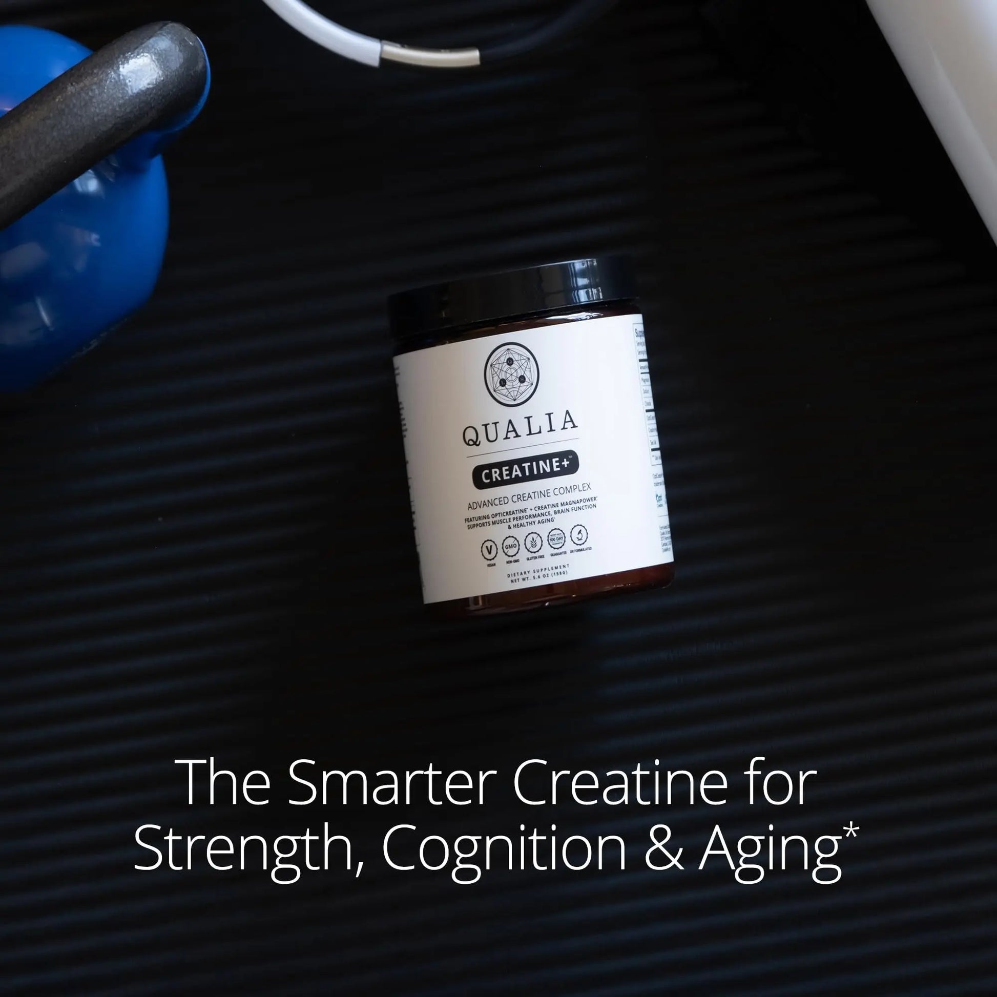 Qualia Creatine | Advanced Creatine Complex | 2 Sources + Magnesium | Optimized Absorption | Muscle Performance, Brain Function, & Healthy Aging (30 Servings) QUALIA LIFE SCIENCESnz supplements