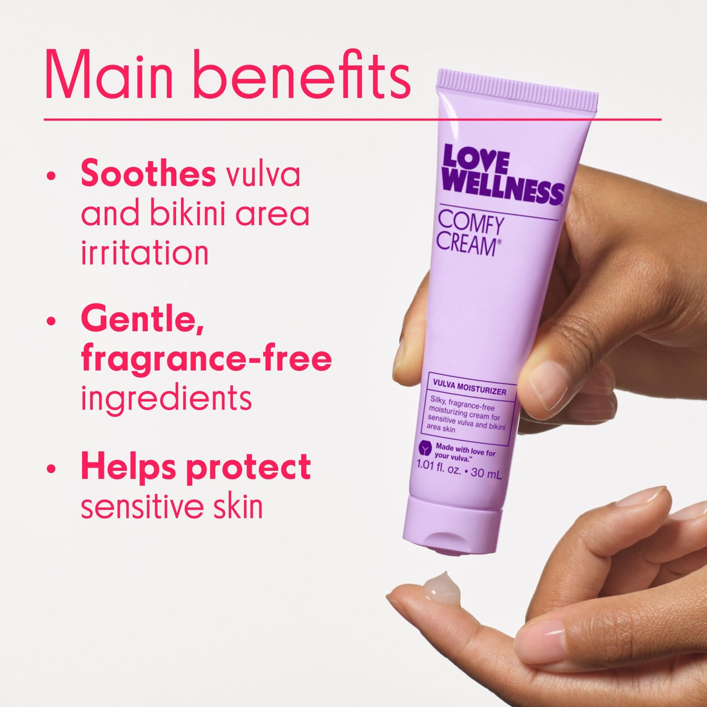 Love Wellness Comfy Cream Vulva & Vaginal Moisturizer - 1.01 oz Love WellnessUS supplements