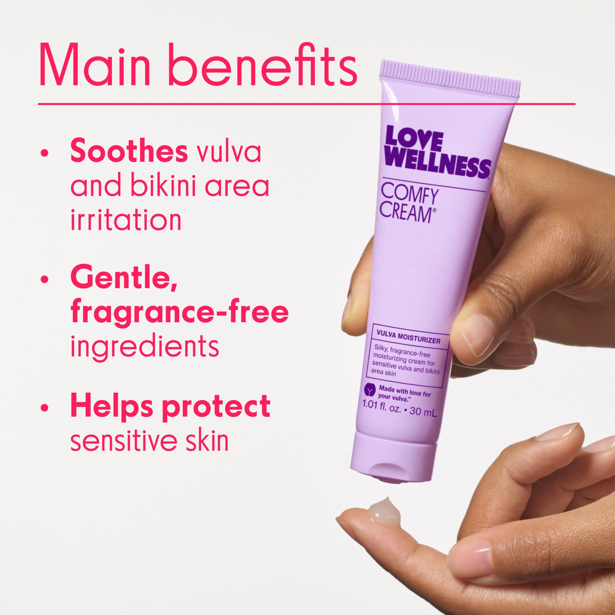 Love Wellness Comfy Cream Vulva & Vaginal Moisturizer - 1.01 oz Love WellnessUS supplements