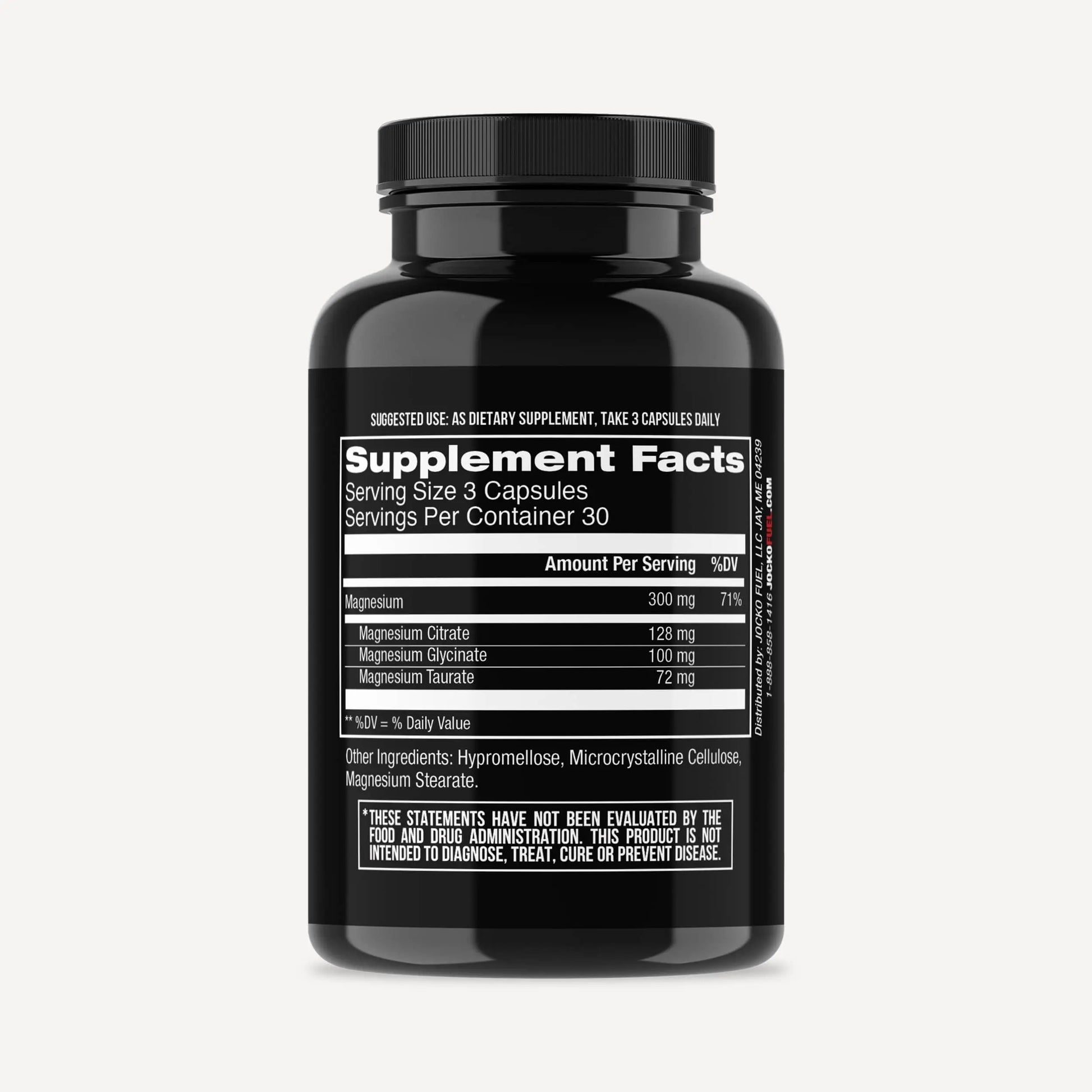 Jocko Fuel Magnesium Complex Supplement - Magnesium Glycinate, Citrate, & Taurate Capsules Dietary Supplement for Muscle Recovery & Relaxation, Heart, Nerve, Bone Support, & Sleep 30-Day Supply Jocko Fuelnz supplements