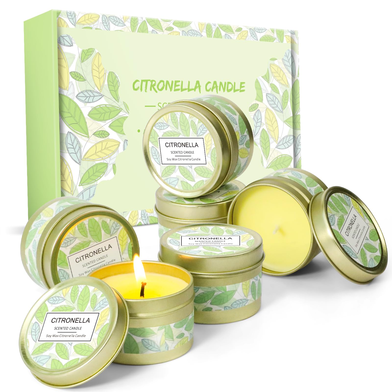Citronella Candles Outdoor, Scented Candles, Summer Soy Wax Candles, Lemongrass Candles STRNAu supplements