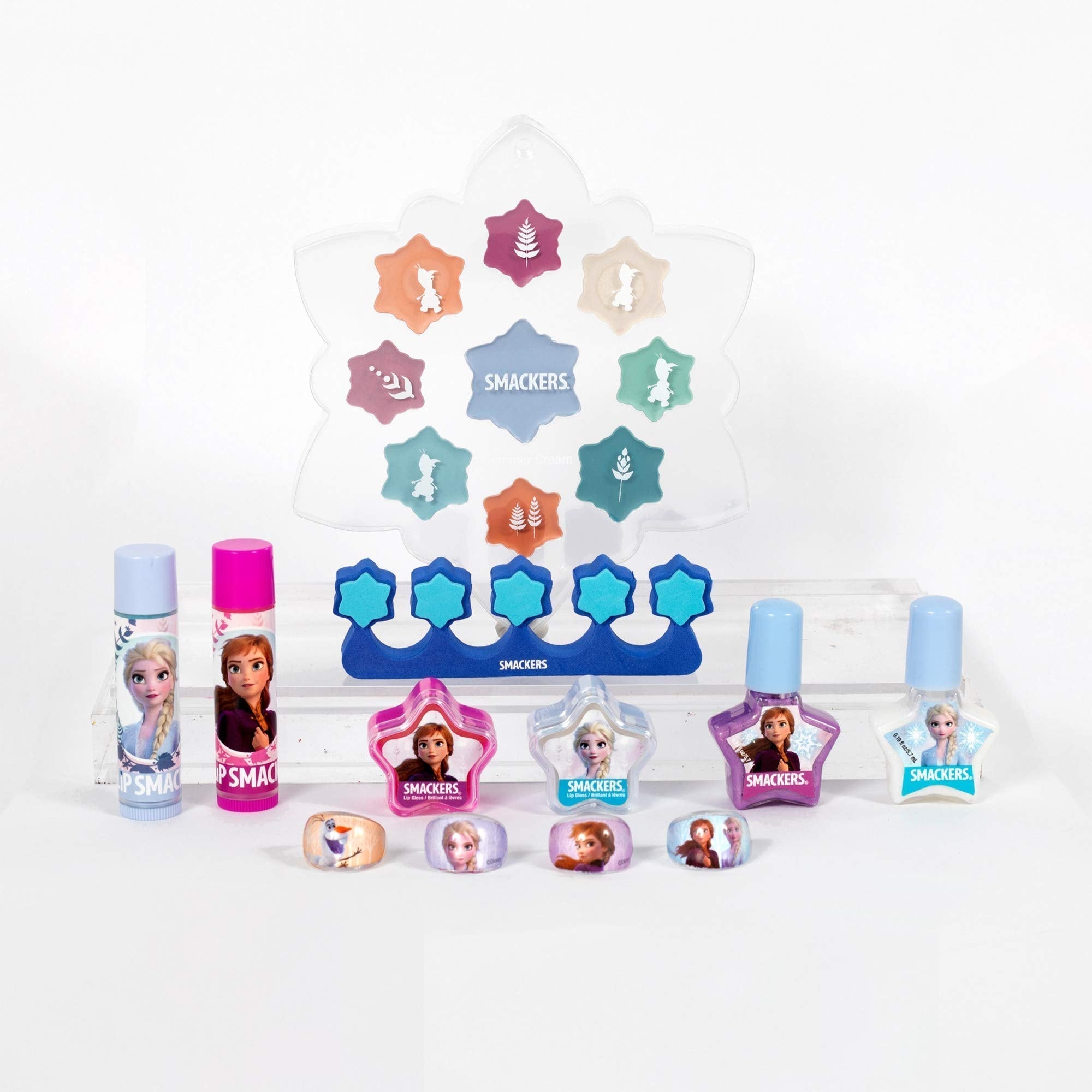 Lip Smacker Disney Frozen II Color Makeup Set For Girls, Shimmer Cream, Lip Gloss, Lip Balm, Nail Polish Lip SmackerAu supplements