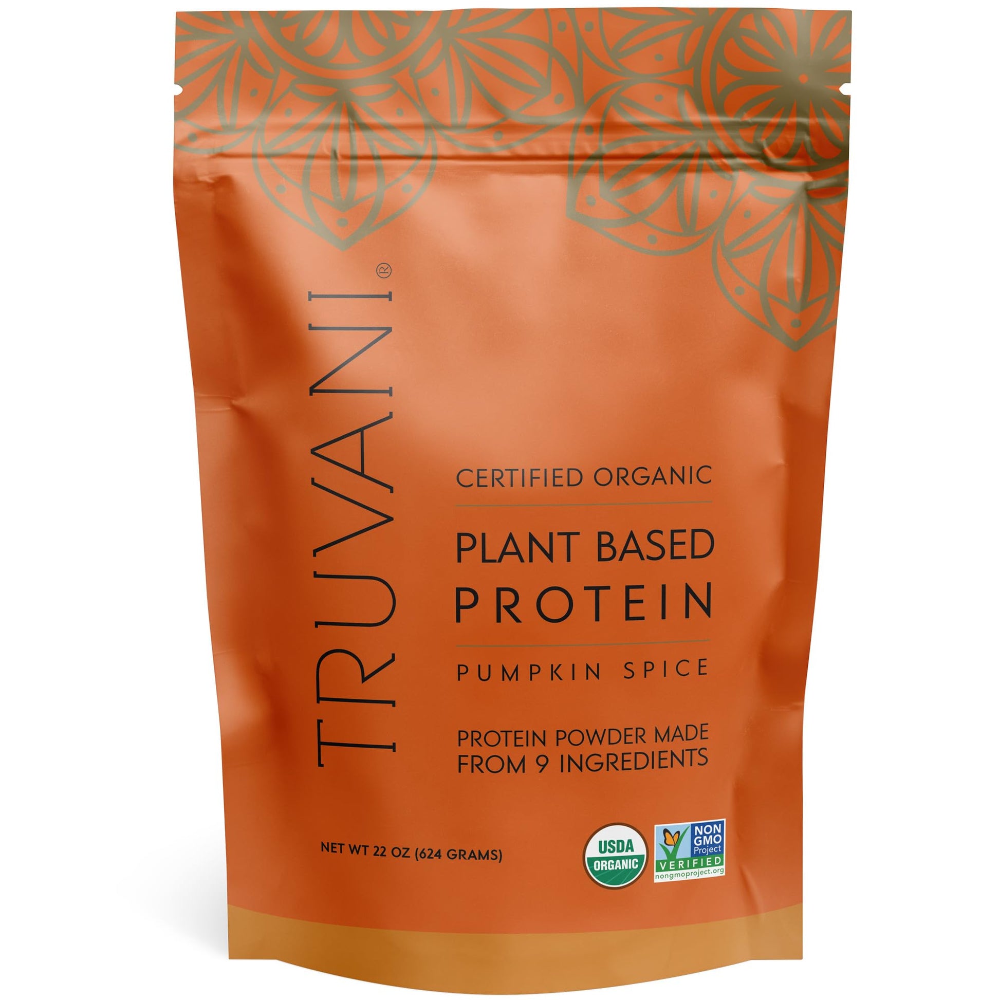 Truvani Organic Vegan Protein Powder Pumpkin Spice - 20g of Plant Based Protein TruvaniUS supplements