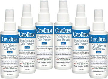 CryoDerm 4 oz Spray Cold Therapy (6 Pack) CryoDermAu supplements
