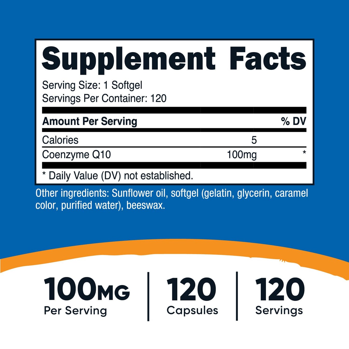Nutricost CoQ10 Softgels (120 Servings / 100 Mg CoQ10 Per Serving) | Better Absorption NutricostUS supplements