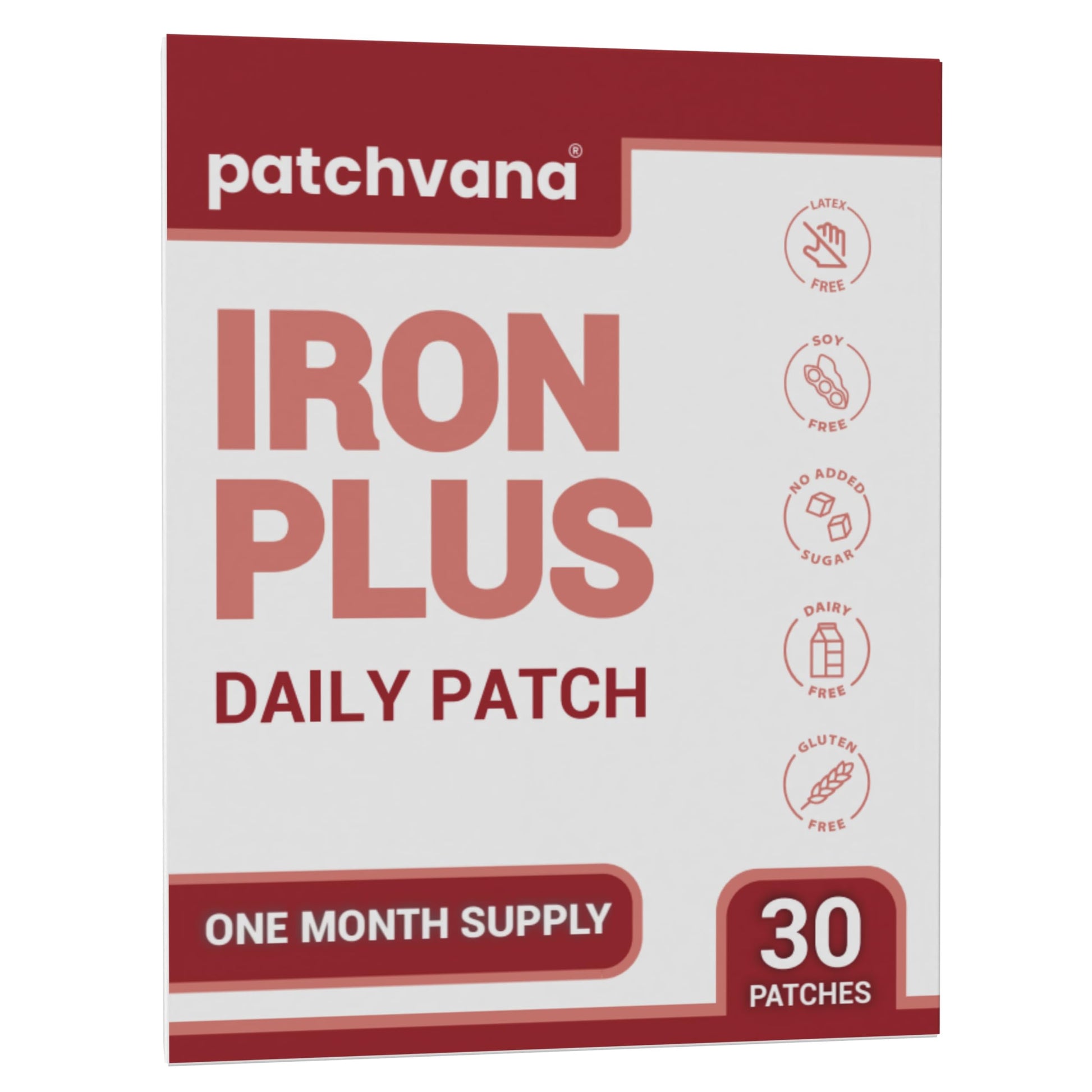 Patchvana Iron Plus Patch for Women & Men, 1 Month Supply, 30 Patches PatchvanaAu supplements