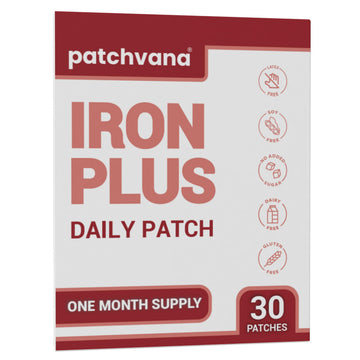 Patchvana Iron Plus Patch for Women & Men, 1 Month Supply, 30 Patches PatchvanaAu supplements
