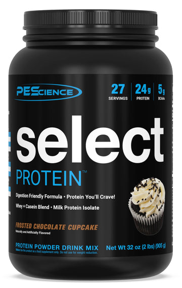 PEScience Select Low Carb Protein Powder, Chocolate Cupcake, 27 Serving, Keto PEScienceUS supplements