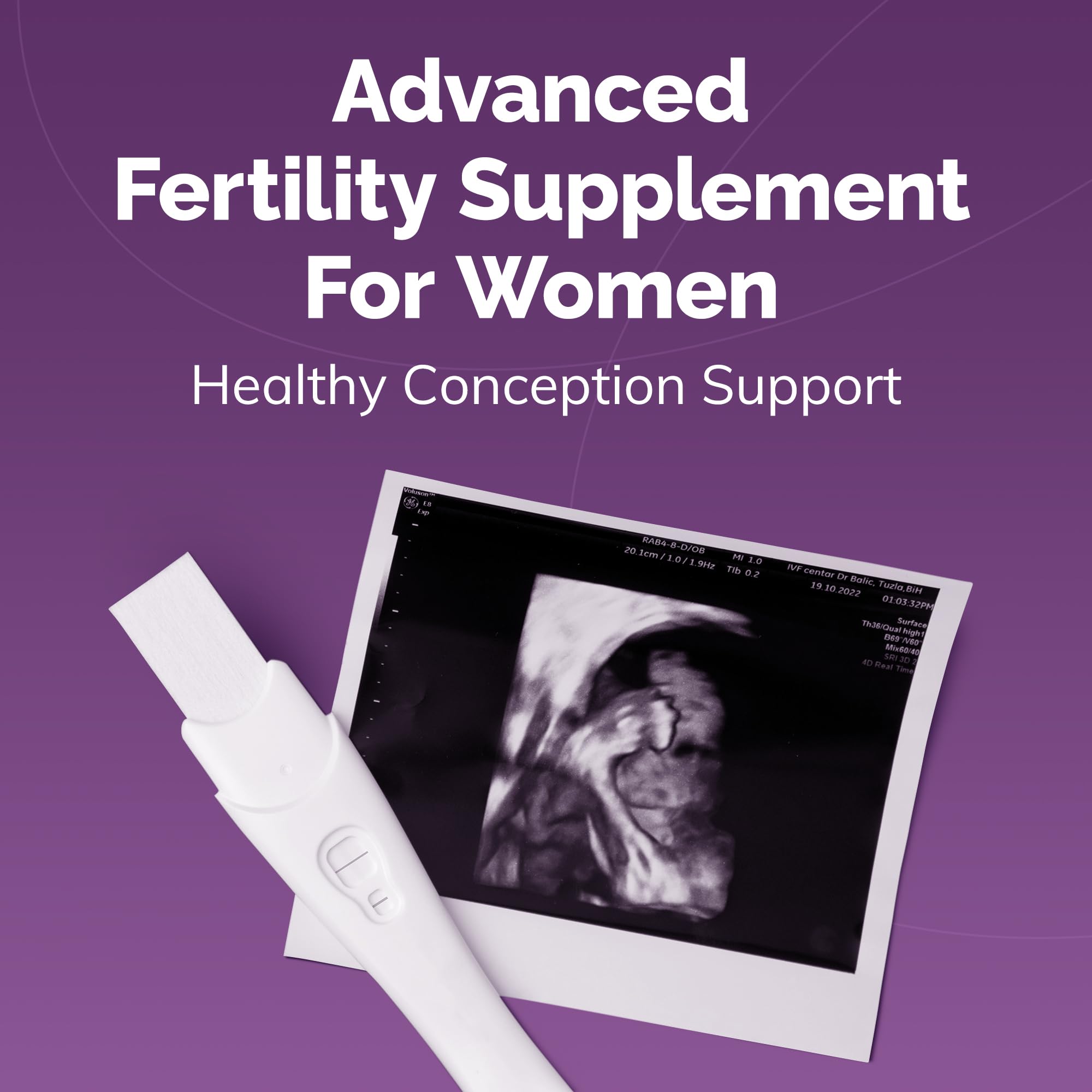 CONCEIVE PLUS Womens Fertility Support – Prenatal Multivitamin for Trying to Get Pregnant – Conception Blend, Hormonal Balance, Folate, Zinc, Thiamin, Riboflavin, Biotin – Non-GMO, Vegan – 30 Days CONCEIVE PLUSAu supplements
