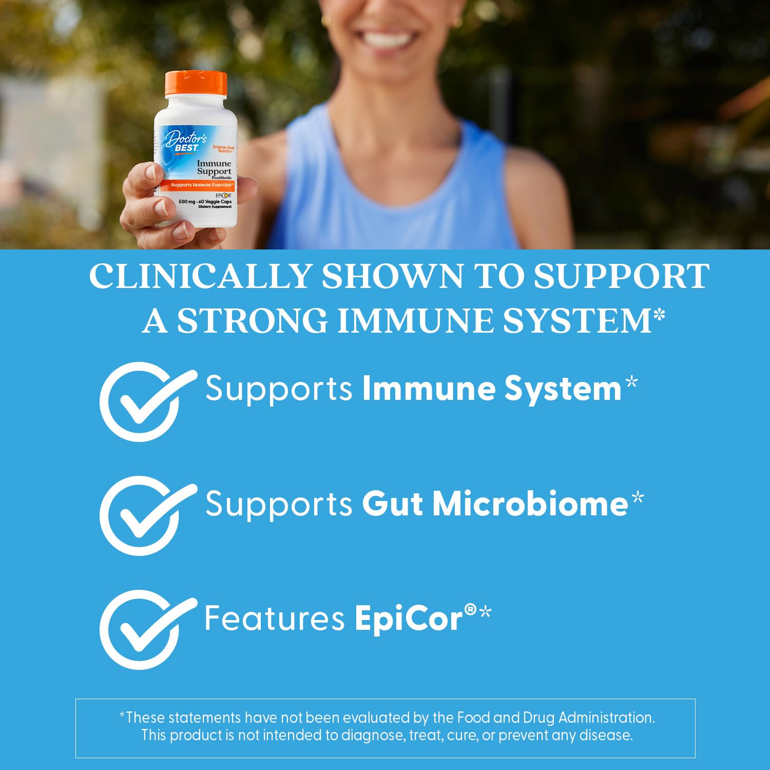 Doctors Best Immune Support Postbiotic, Supports Immune Function, Non-GMO, Gluten Free, Vegan 60 Veggie Caps Doctor's BESTAu supplements