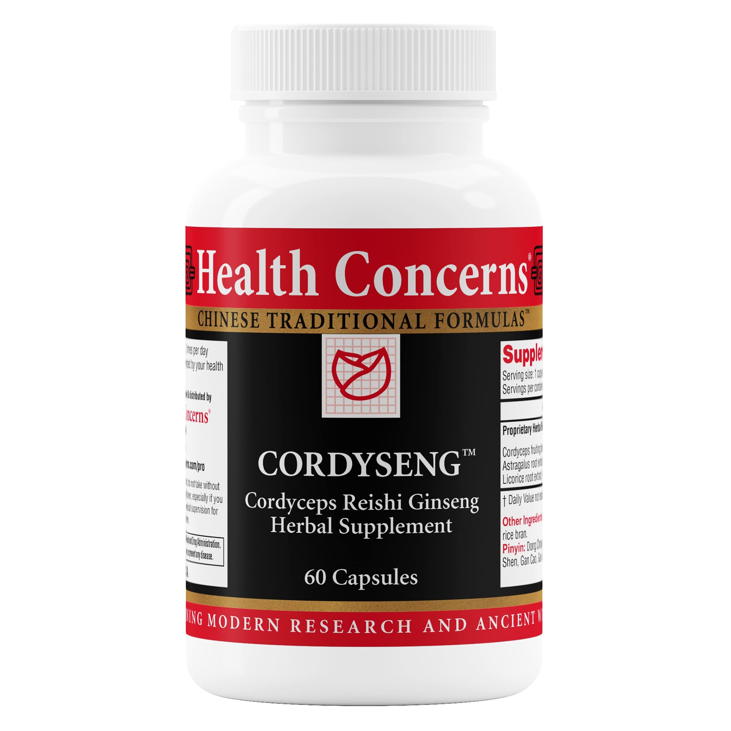 Health Concerns CordySeng – Immune System Support Supplement – Cordyceps Reishi Ginseng Astragalus Adaptogen Blend – Traditional Chinese Medicine – Respiratory & Energy Support – 60 Capsules Health ConcernsAu supplements