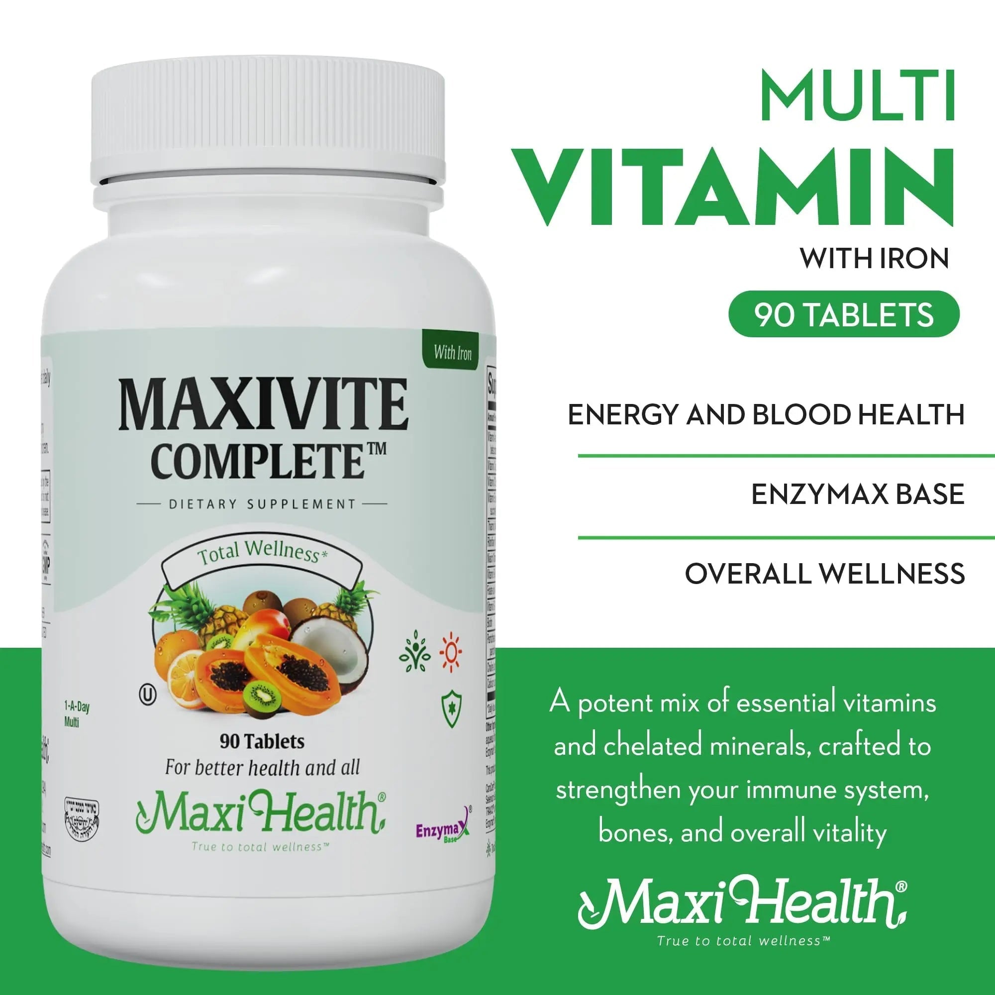 Maxi Health Complete Once Daily Vitamins for Men & Women - Multivitamin for Women & Men Maxi HealthAu supplements