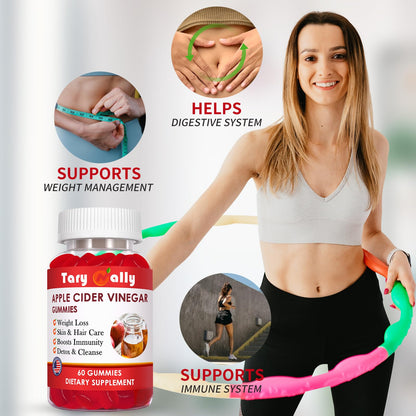 Apple Cider Vinegar Gummies Keto ACV Gummies for Weight Loss and Belly Fat Tary NallyUS supplements