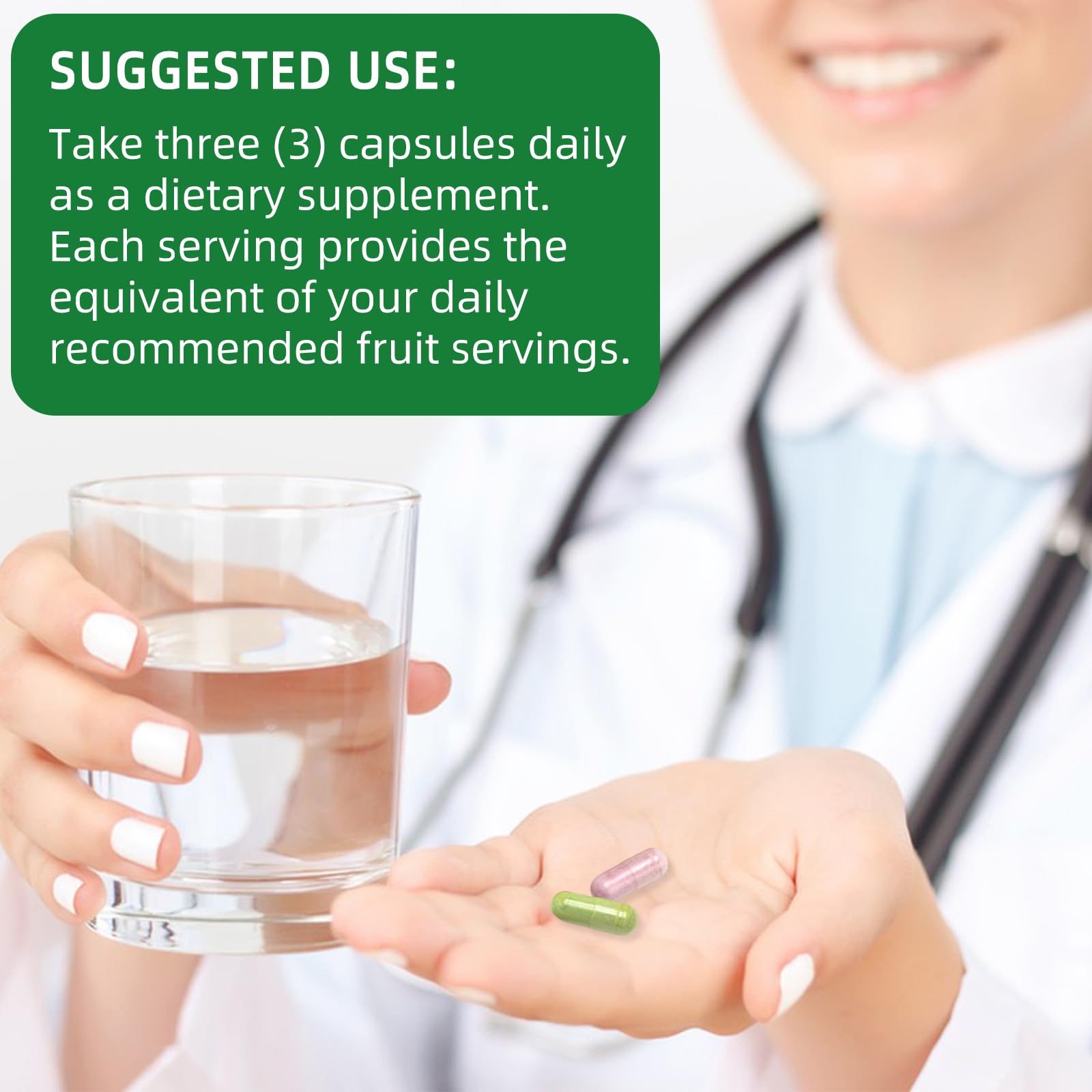 Ruduwu Fruit Capsules - 100% Whole Natural Fruits Supplements - Vitamins Supplement Dietary Nutritional Balance,Whole Food Supplement Ingredients Blended Vitamin & Mineral RuduwuAu supplements