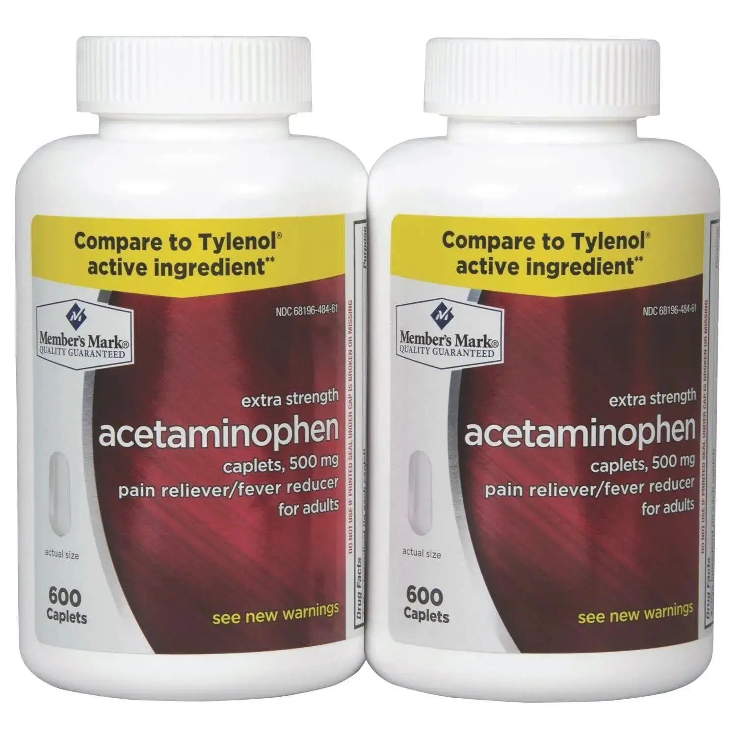 Members Mark Acetaminophen, 1200 Caplets, Pain Reliever, 500 mg MEMBER´S MARKAu supplements
