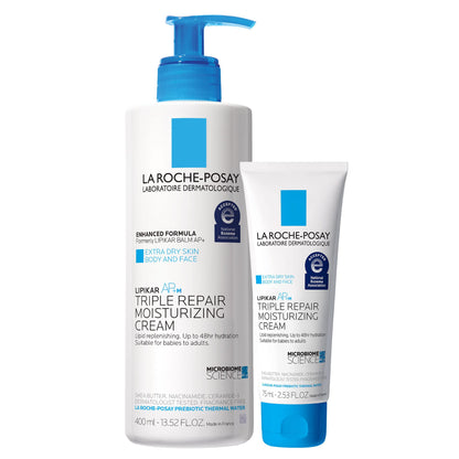 La Roche-Posay Lipikar Daily Repair Moisturizing Lotion Full Size & Travel La Roche-PosayUS supplements