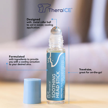TheraICE Soothing Head Stick 10 ml (.33-Oz) Essential Oil Roll on Aromatherapy TheraICE RxUS supplements