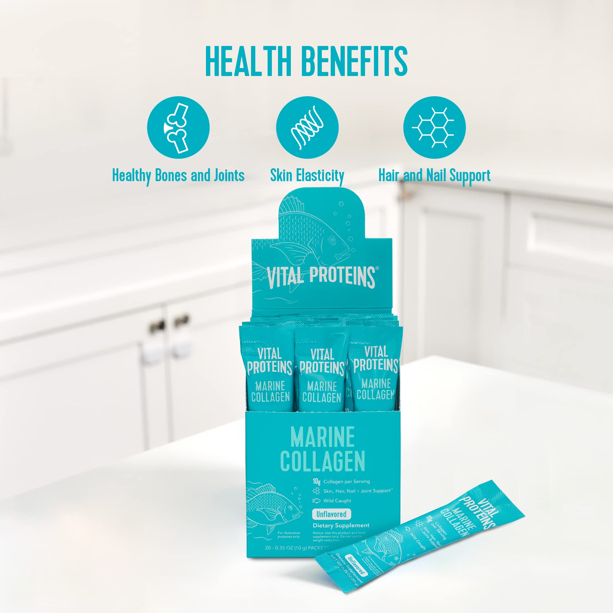 Vital Proteins Unflavored Marine Collagen 20 Pack, 0.35 OZ Vital ProteinsAu supplements