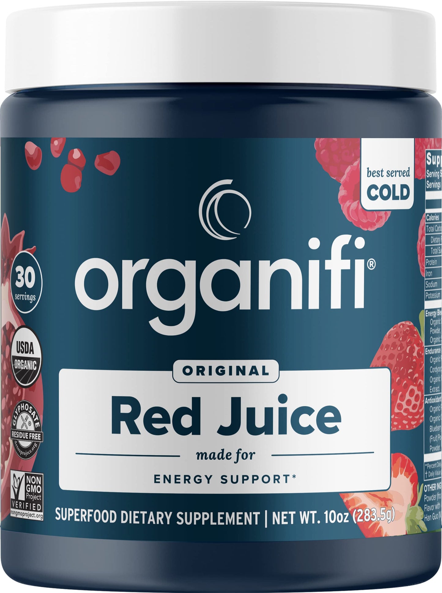 Organifi Red Juice - Natural Superfood Energy Boost - High in Antioxidants - Sweet-Berry OrganifiUS supplements