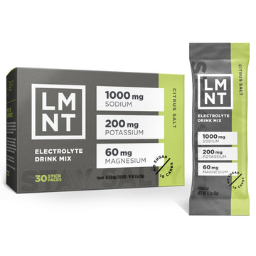 LMNT Zero Sugar Electrolytes - Citrus Salt | Drink Mix | 30-Count Drink LMNTUS supplements
