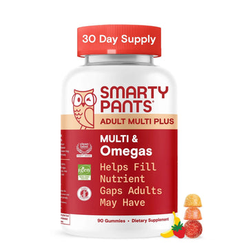 SmartyPants Multivitamin for Men & Women - Improved Formula: Multivitamin Gummies with Omega 3 (DHA/EPA) SmartyPantsAu supplements