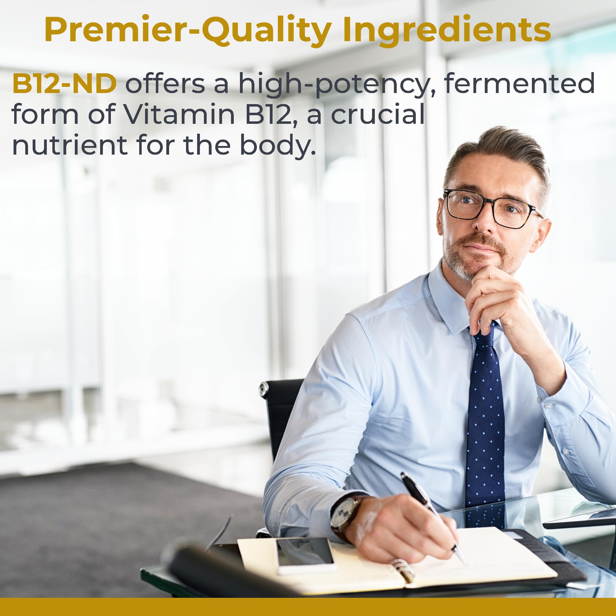 Premier Research Labs B12-ND - Vitamin B12 Liquid, B12 Vitamins, B12 Drops, B-12 Tincture with Methylcobalamin, Adenosylocobalamin, Hydroxcobalamin, 1000 mcg B12 Per Serving - 2 Fl Oz Premier Research LabsAu supplements
